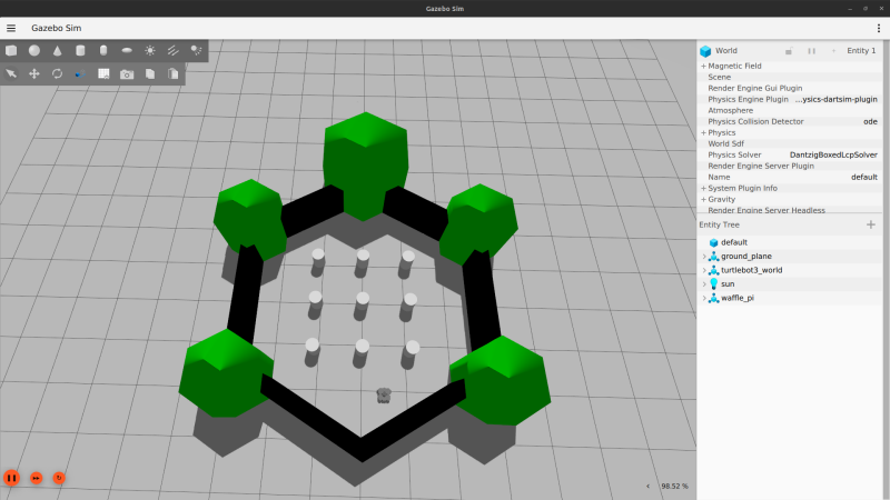 TurtleBot3 no Gazebo